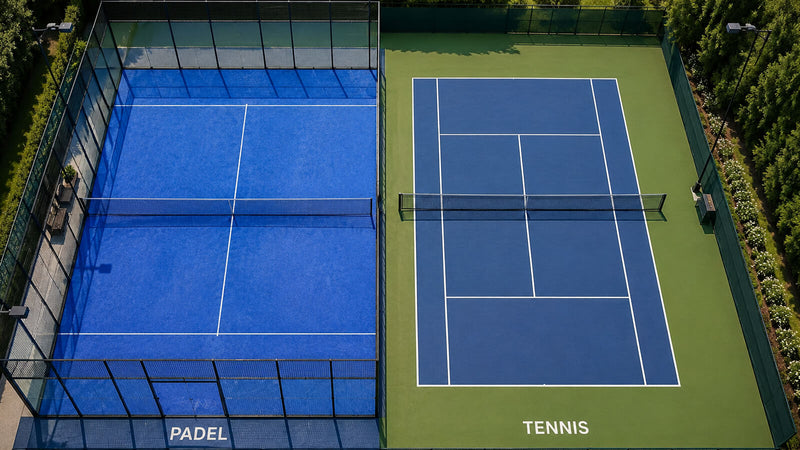 Comparatif padel vs tennis