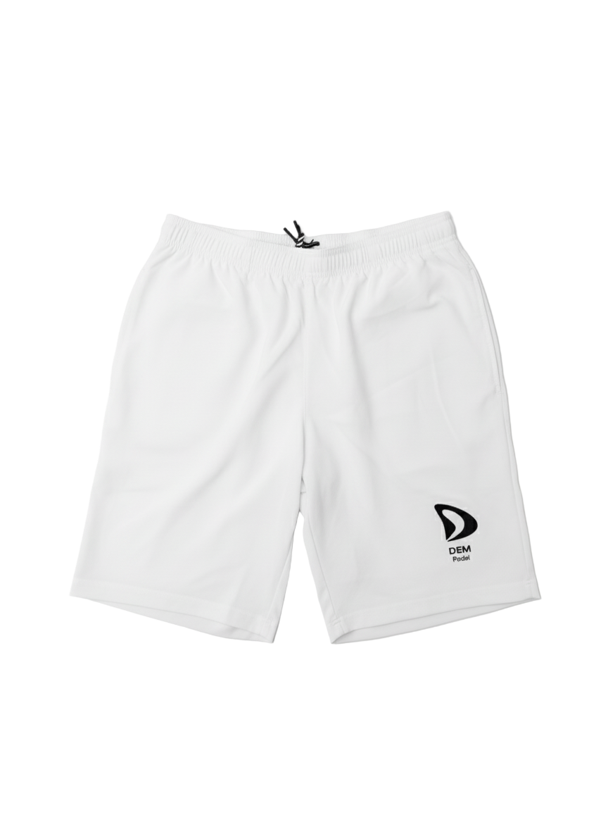 SHORT TECHNIQUE BLANC - DEM PADEL — raquette de padel DEM PADEL