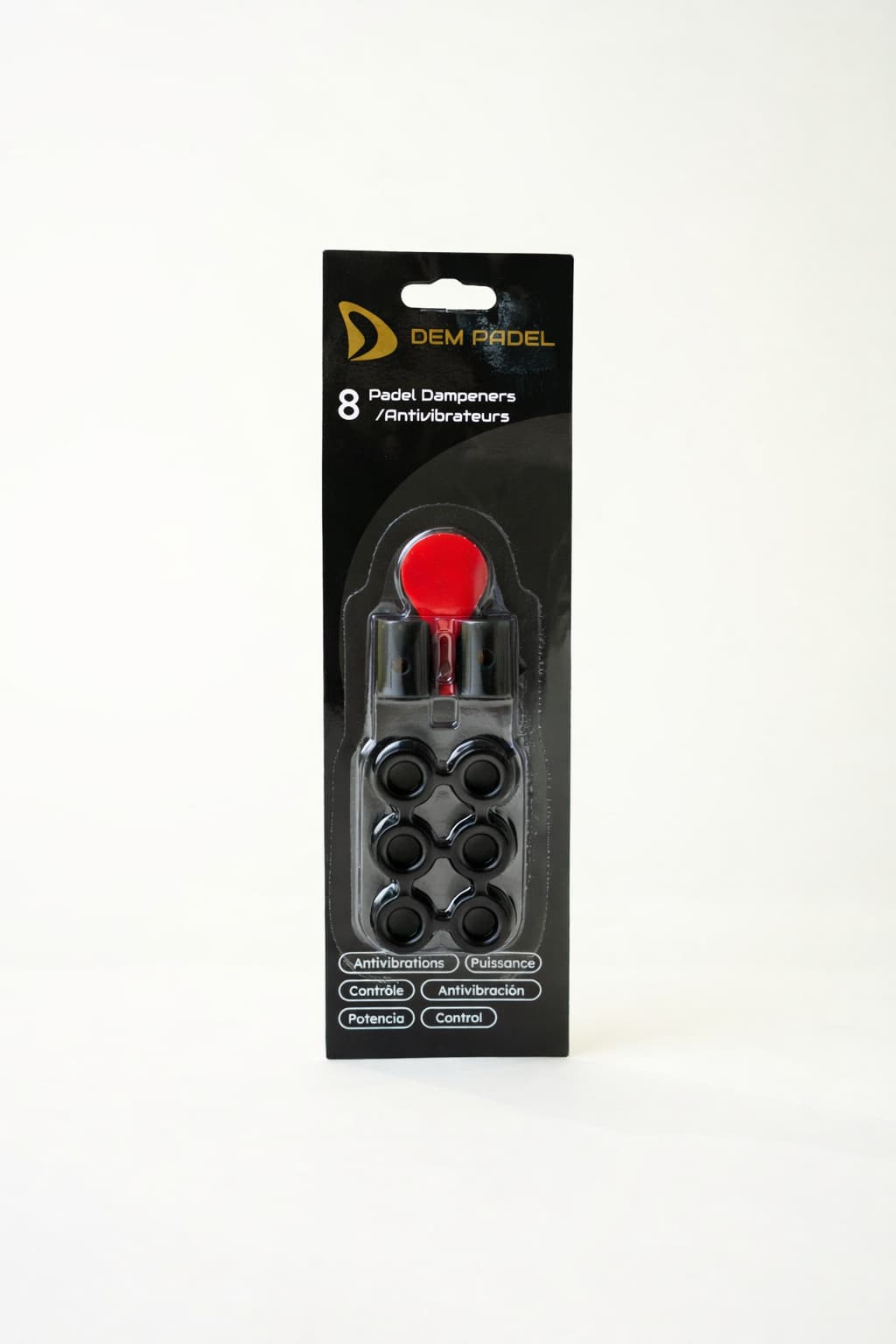 Pack 8 antivibrateurs — raquette de padel DEM PADEL