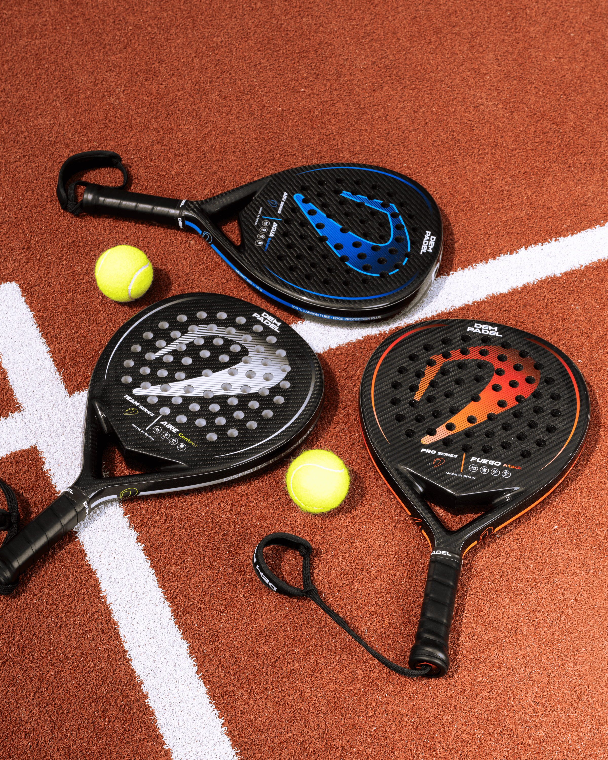 Raquettes de padel DEM PADEL — carbone full Made in Spain