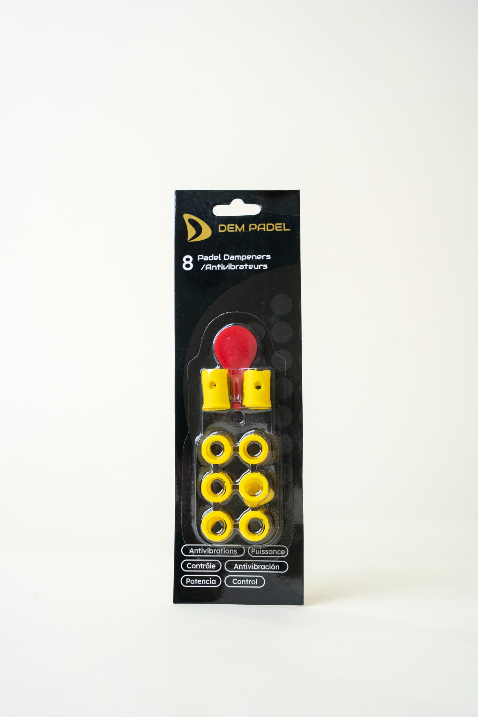 Pack 8 antivibrateurs — raquette de padel DEM PADEL