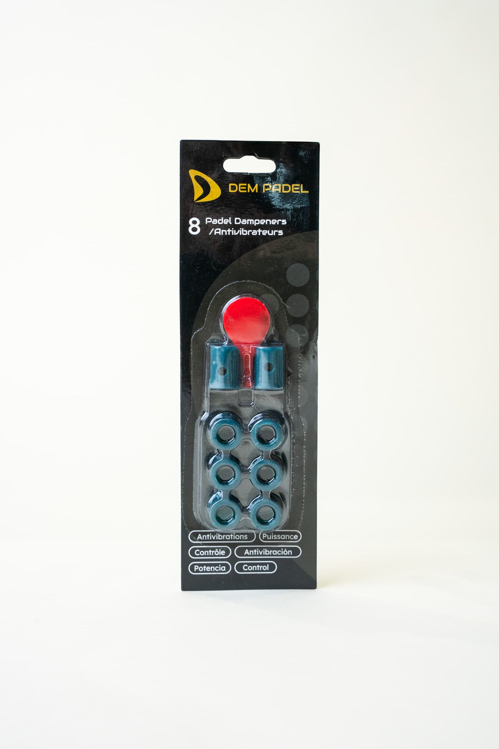 Pack 8 antivibrateurs — raquette de padel DEM PADEL