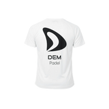 T-SHIRT HOMME BLANC – DEM PADEL — vue 2