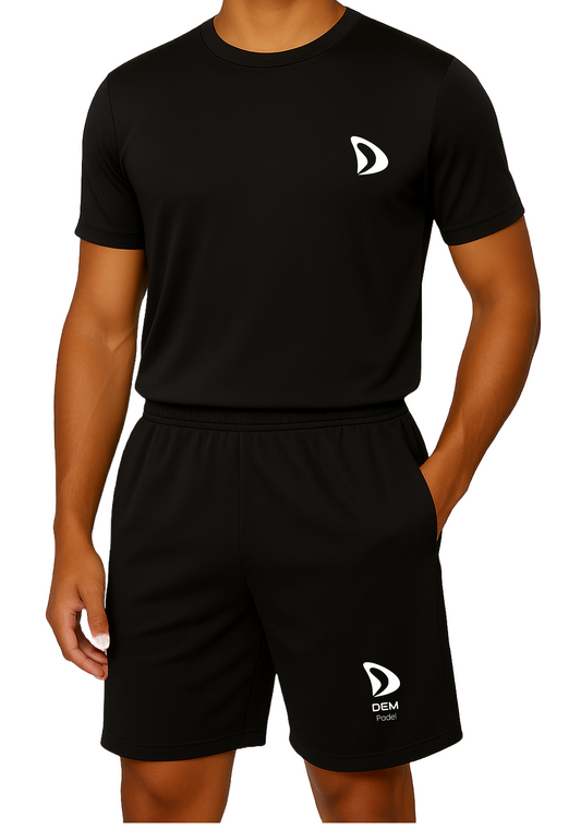 SHORT TECHNIQUE NOIR - DEM PADEL