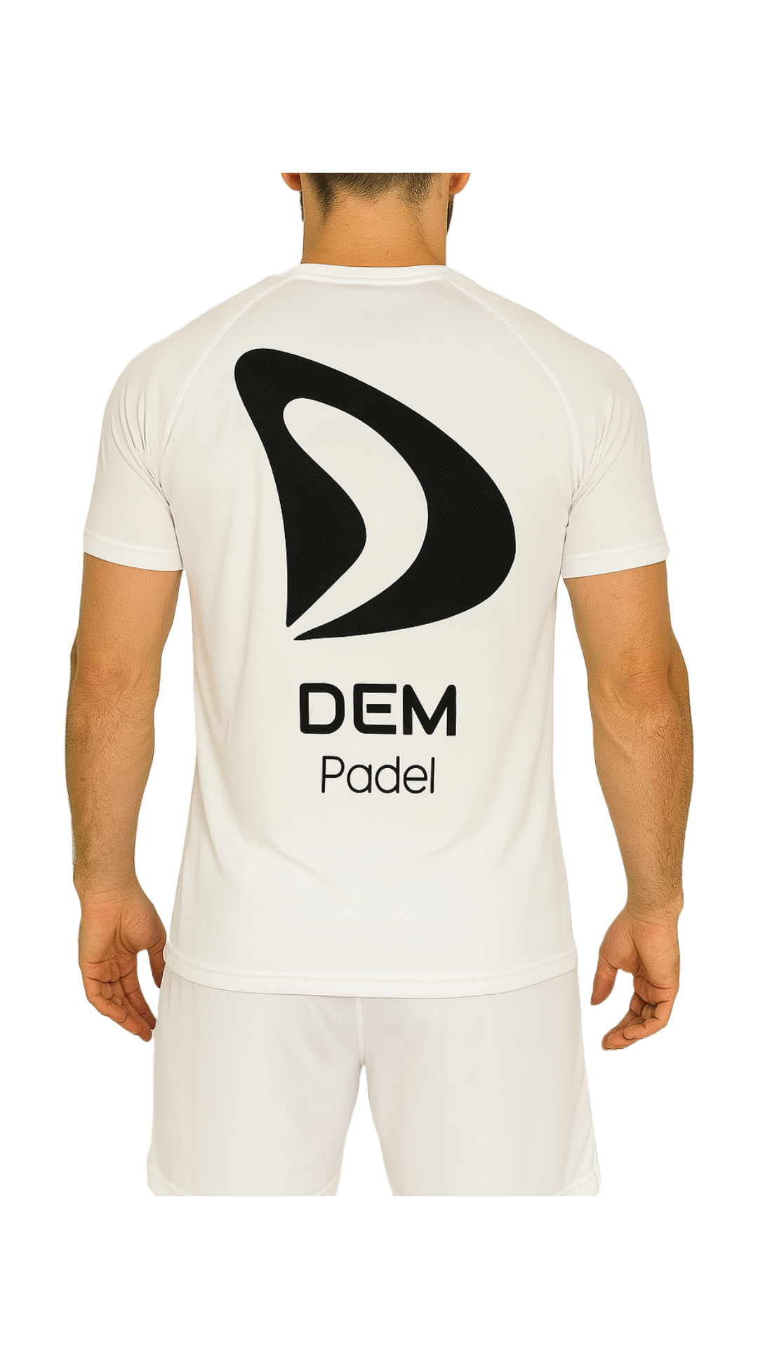 T-SHIRT HOMME BLANC – DEM PADEL