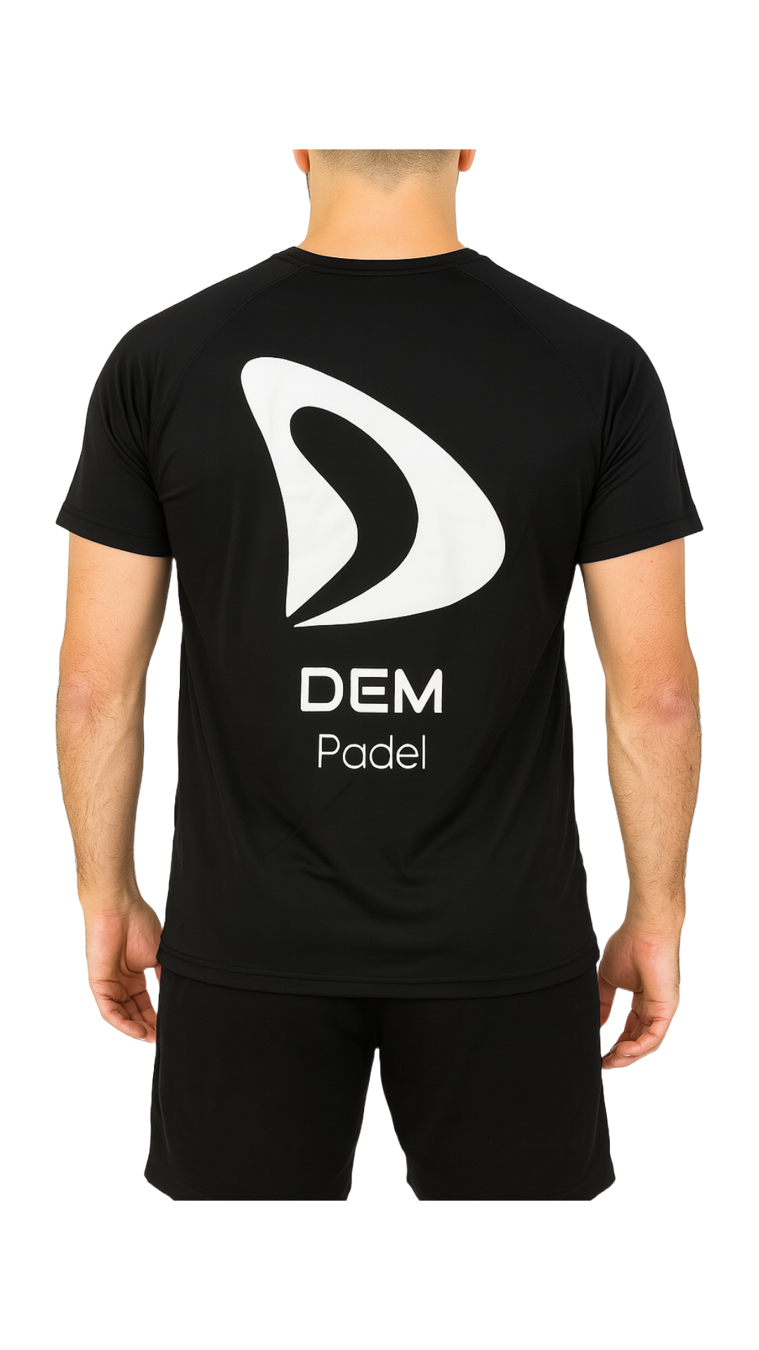 T-SHIRT HOMME NOIR – DEM PADEL