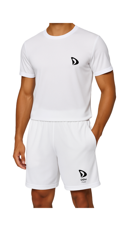 SHORT TECHNIQUE BLANC - DEM PADEL