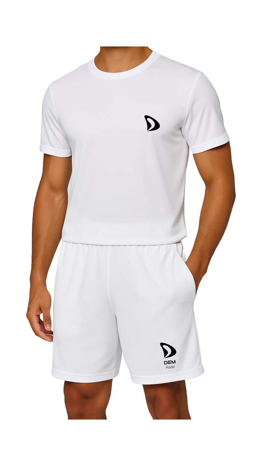 SHORT TECHNIQUE BLANC - DEM PADEL