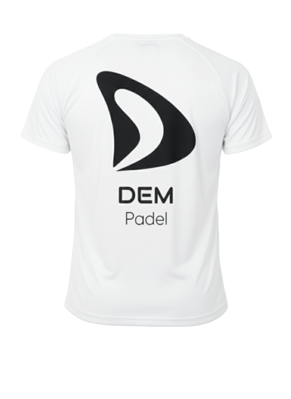 T-SHIRT HOMME BLANC – DEM PADEL