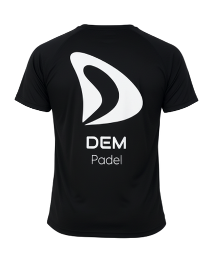 T-SHIRT HOMME NOIR – DEM PADEL