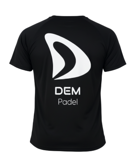T-SHIRT HOMME NOIR – DEM PADEL
