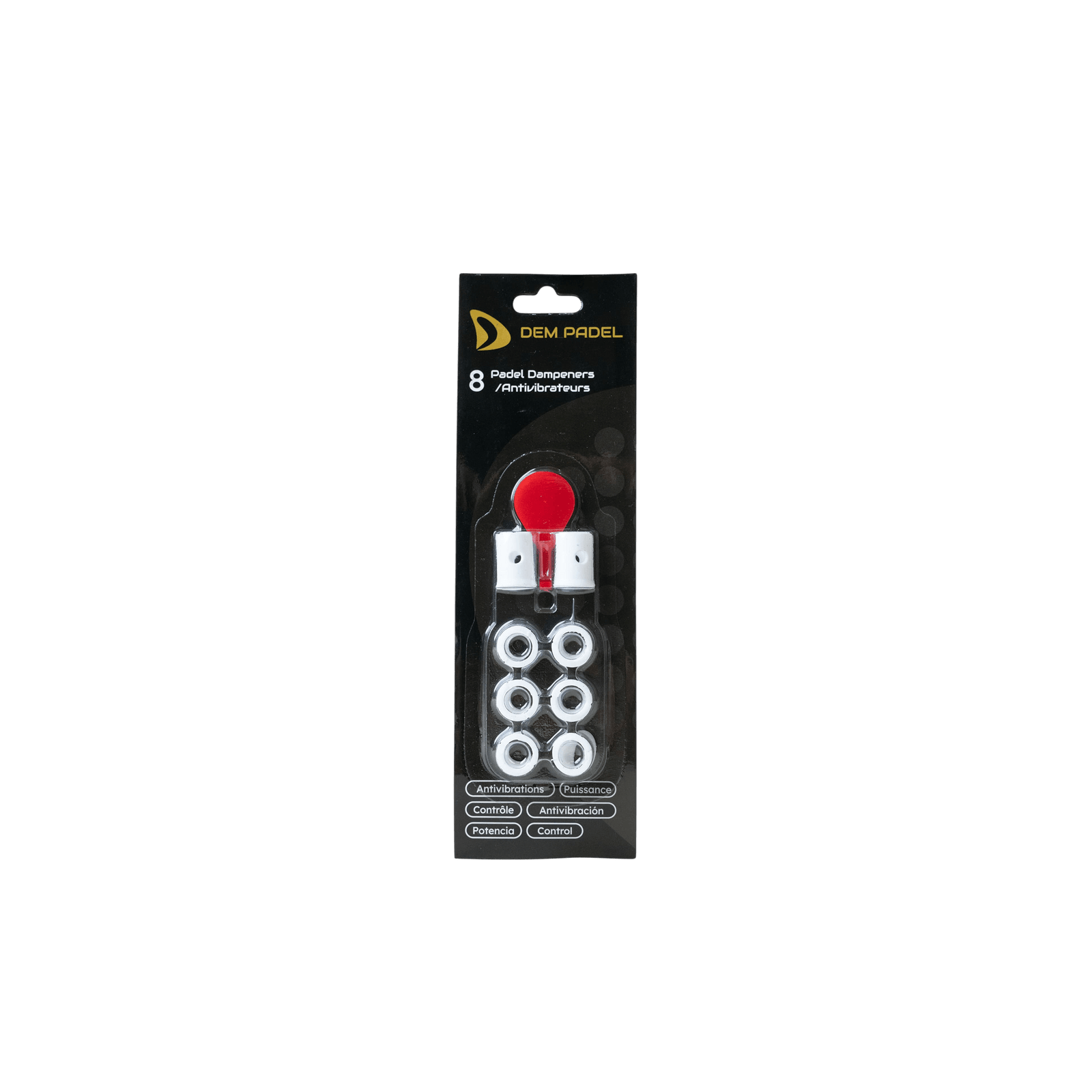 Pack 8 antivibrateurs DEM PADEL — raquette de padel DEM PADEL