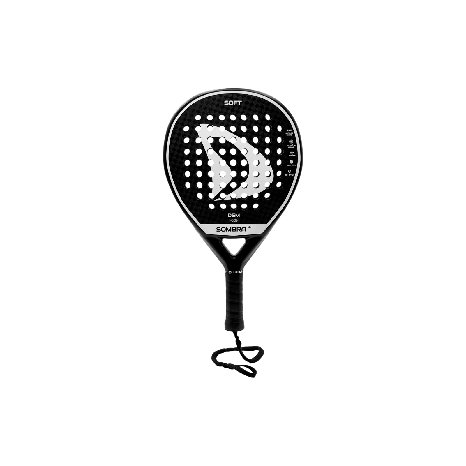 SOMBRA 12K — Raquette de padel DEM PADEL — raquette de padel DEM PADEL