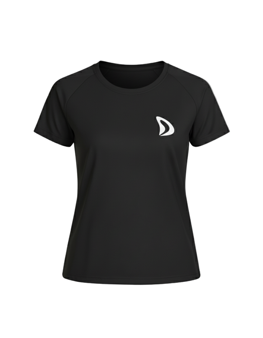 T-SHIRT FEMME NOIR – DEM PADEL